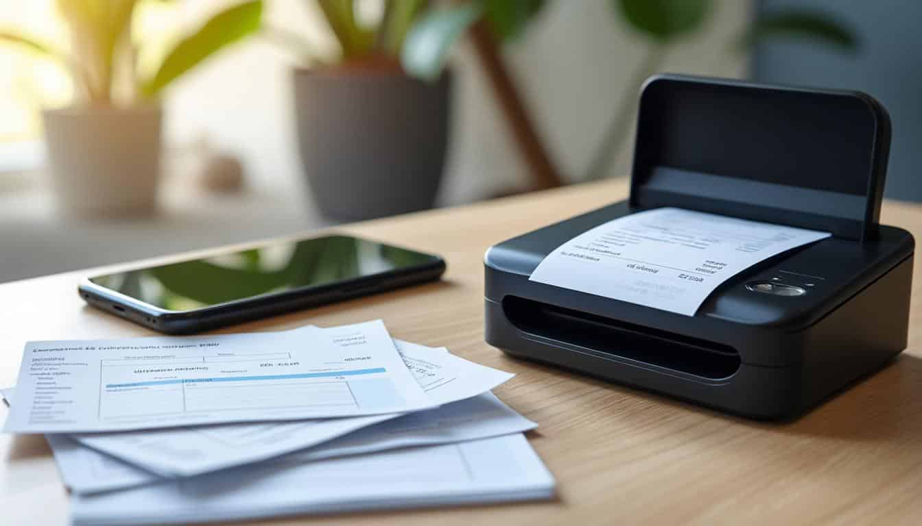 découvrez comment numériser facilement vos reçus avec l'application camscanner, une alternative économique aux scanners portables coûteux.