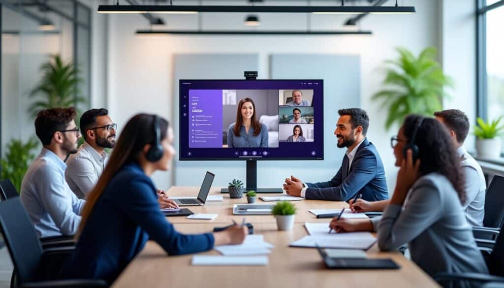 découvrez pourquoi organiser un webinaire d’entreprise sur teams est plus avantageux que sur zoom, avec des astuces pour optimiser vos réunions en visioconférence.